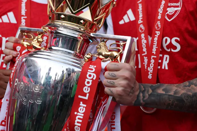 Arsenal's Premier League trophy