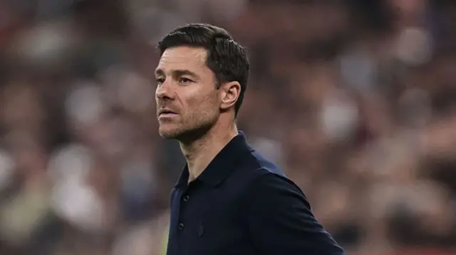 Real Madrid's Spanish coach Xabi Alonso reacts during the Spanish Super Cup final football match between FC Barcelona and Real Madrid.