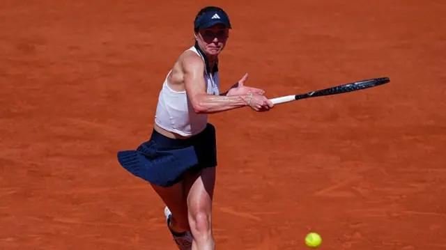 Svitolina in action