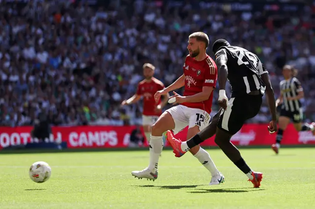 Alassana Jatta fires Notts County in front against Salford City