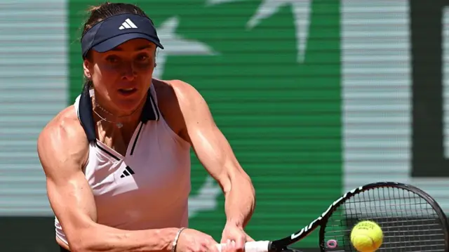 Svitolina in action