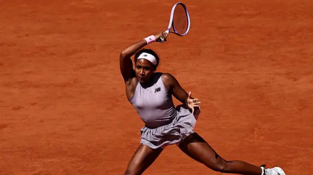 Gauff in action