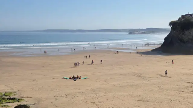 Newquay beach