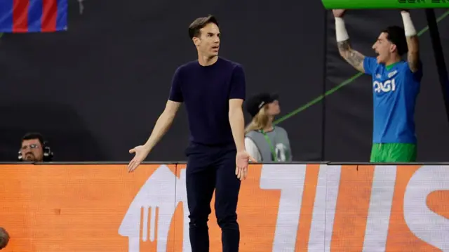 Coach Inigo Perez of Rayo Vallecano
