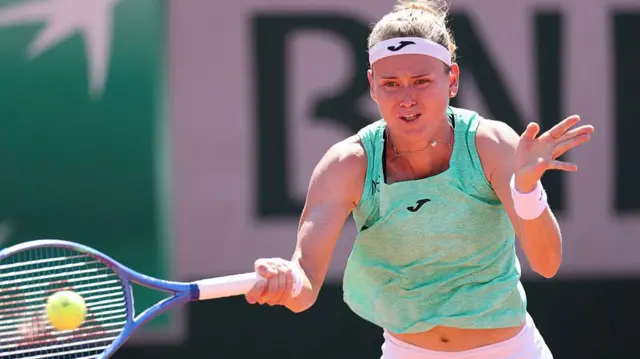 Bouzkova in action
