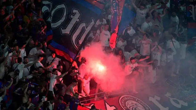 Crystal Palace fans celebrate