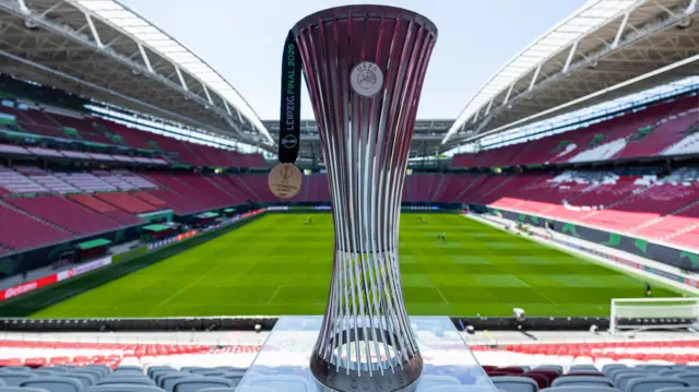 Uefa Conference League trophy