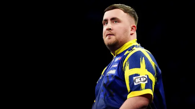 Luke Littler during the final against Luke Humphries on finals night of the 2026 BetMGM Premier League at The O2 in London