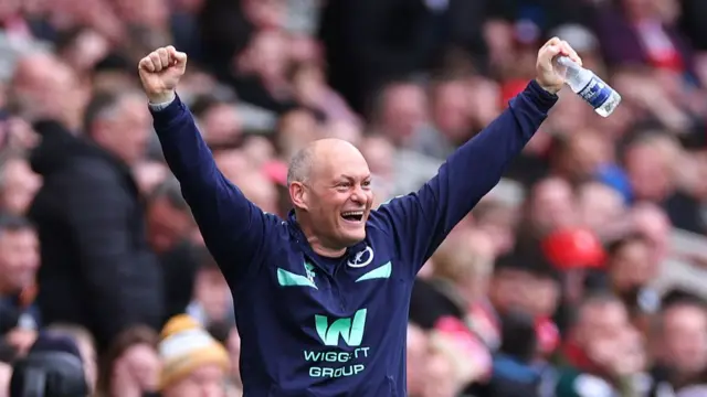 Alex Neil celebrating