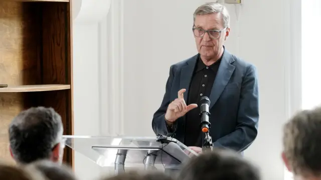 Former health secretary Alan Milburn speaks to the media on the publication of the interim Milburn Report into Young People and Work, at West Library Youth Employment Hub, north London.