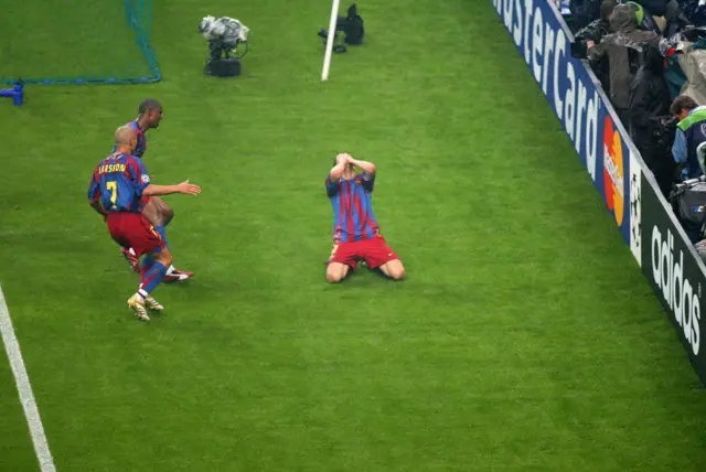 Barcelona goal v Arsenal 2006
