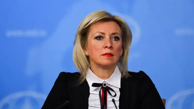 Russia's foreign ministry spokesperson Maria Zakharova
