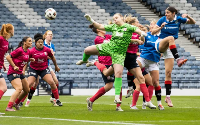Katie Wilkinson opens the scoring