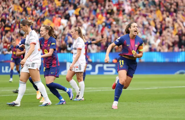 Alexia Putellas celebrates