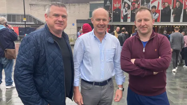 Fans outside the Crucible