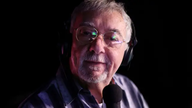 John Virgo in the commentary box