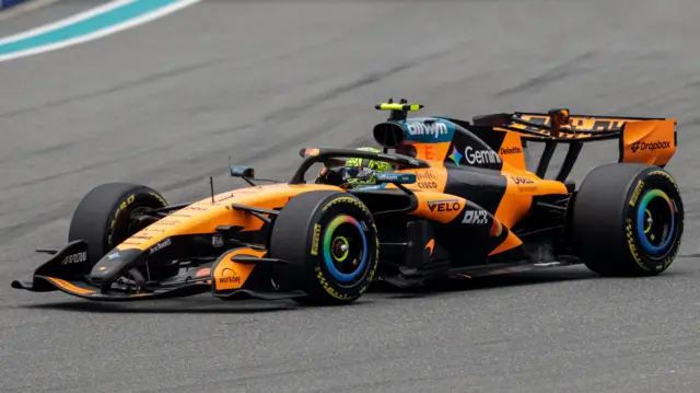Lando Norris during the Miami Grand Prix