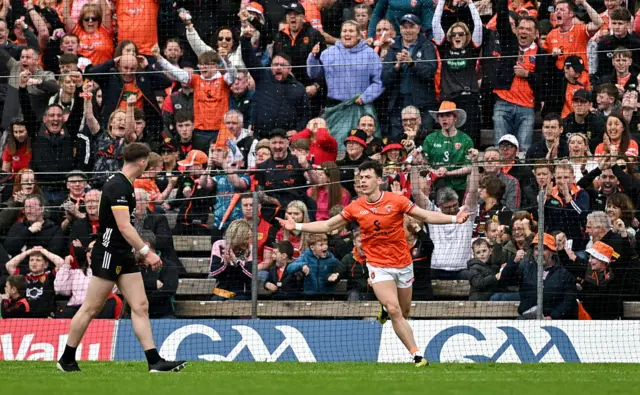 Tomos McCormack celebrates