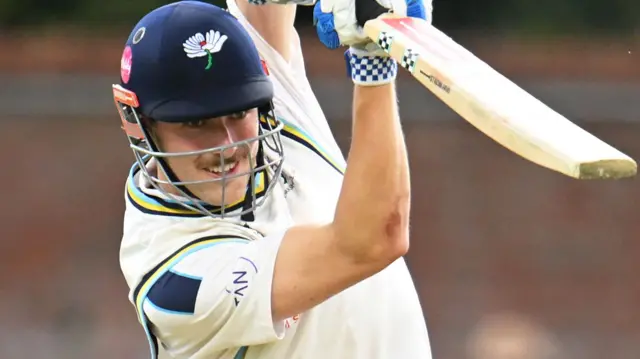 James Wharton batting