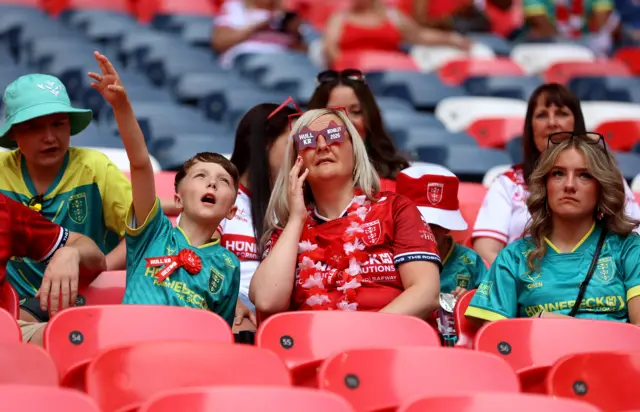 Fans at the Challenge Cup final