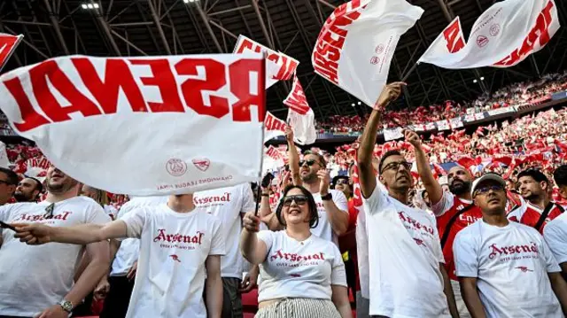 Fans of Arsenal