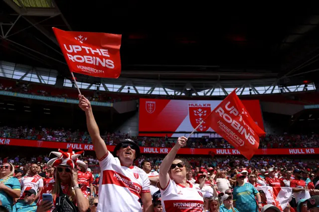 Hull KR fans in the stand