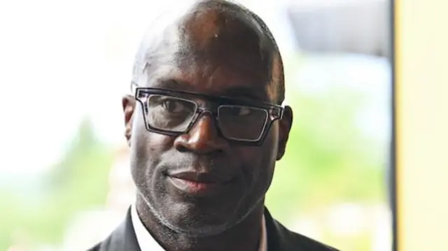Ex-Wigan Warriors winger Martin Offiah at a pre-match event before his former club's Challenge Cup final against Hull KR.