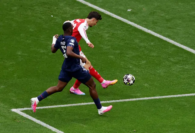 Kai Havertz of Arsenal scores