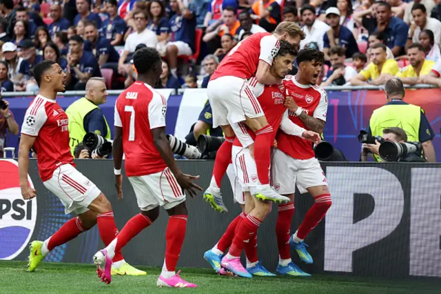 Kai Havertz of Arsenal celebrates