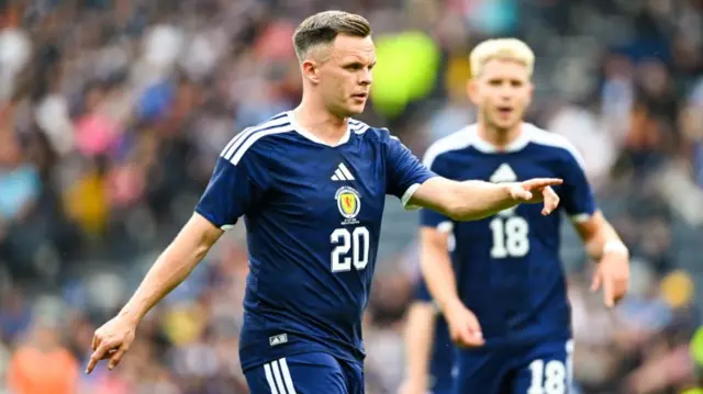 Scotland forward Lawrence Shankland