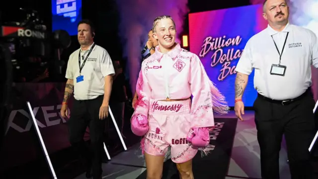 Francesca Hennessy walks out