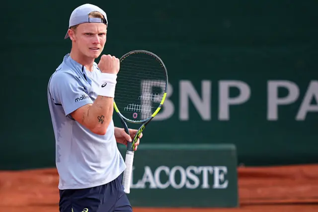 Jesper de Jong at the French Open