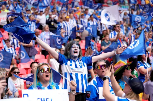 Brighton fans