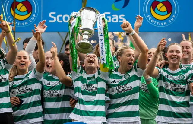 Up goes the cup!