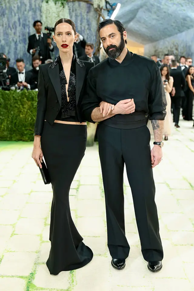Rebecca Hall and Morgan Spector on the red carpet