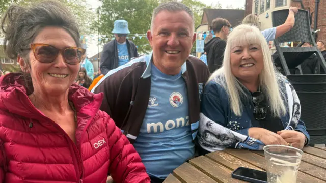 (L to R) Karen Akerman, Mark Akerman, Pauline Sivorn