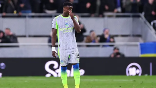 Marc Guehi looks dejected