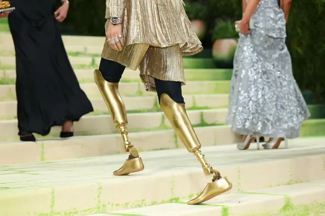 Lauren Wasser's prosthetic legs