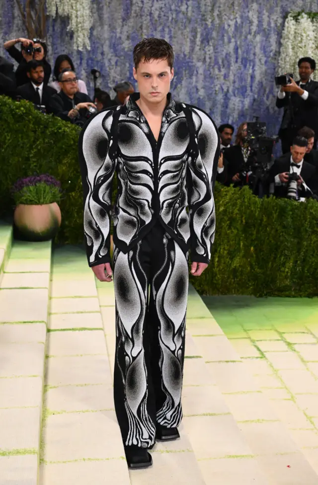 Gustav Magnar Witzoe attending the Metropolitan Museum of Art Costume Institute Benefit Gala 2026 in New York