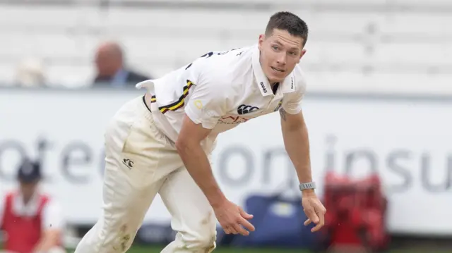 Matt Potts bowling