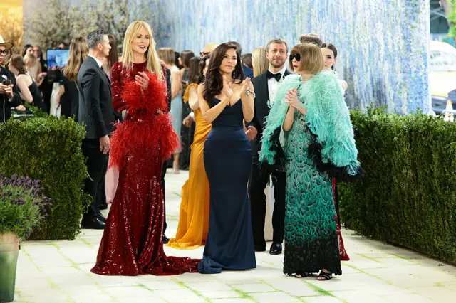 Co-chairs Nicole Kidman, Lauren Sánchez Bezos and Anna Wintour