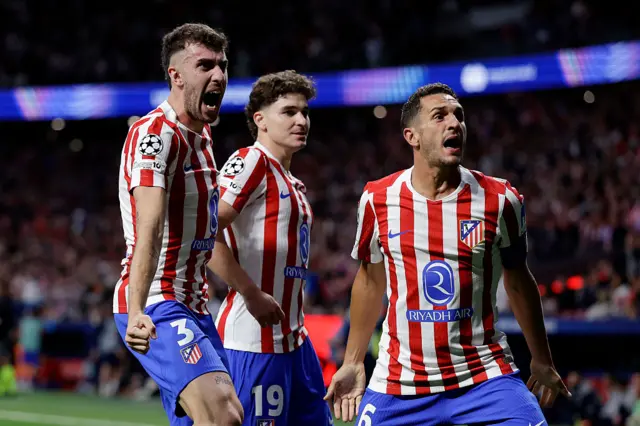 Atletico Madrid celebrate