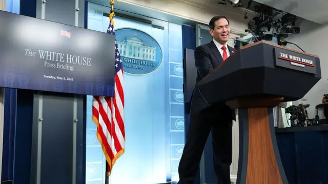 Marco Rubio at a podium