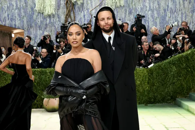 Steph Curry and his wife Ayesha Curry