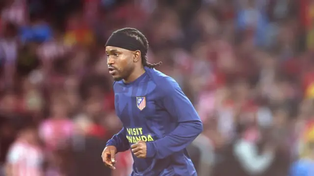 Lookman warming up