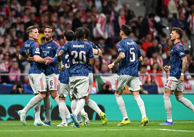 Arsenal celebrate