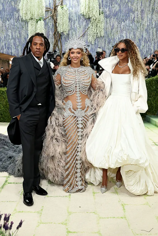 Beyonce Jay-Z and Blue Ivy