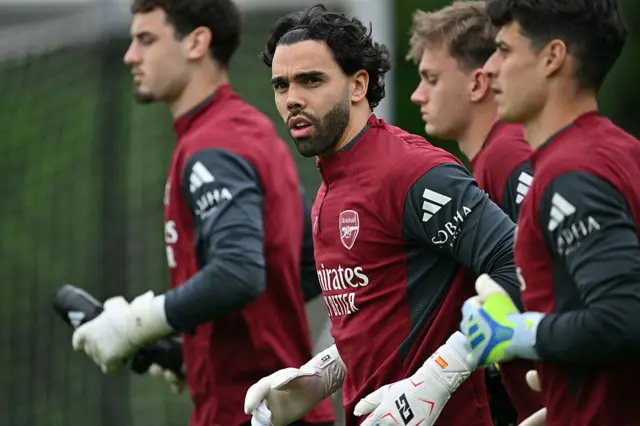 David Raya training