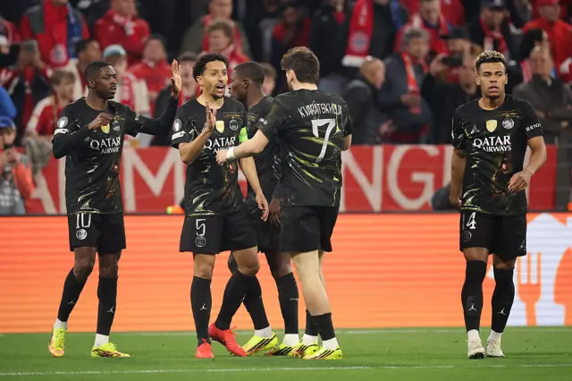 Ousmane Dembele of Paris Saint-Germain celebrates