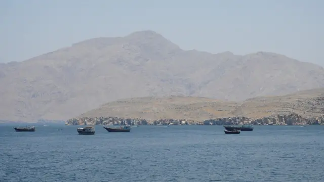 Vessels in the Strait of Hormuz on Wednesday, May 6